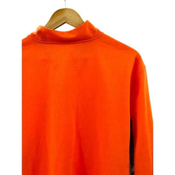 American Crown Texas Deer Logo 1/4 Zip Pullover - Orange Camo (Men’s XXL - Picture 5 of 11